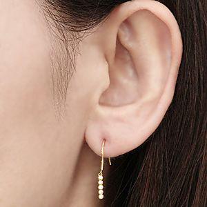 アメリカン フックピアス ダイヤモンド ピアス ライン シンプルピアス