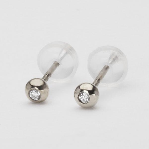 ダイヤモンド ピアス ダイヤピアス スタッドピアス シンプル プラチナ pt900 ペア レディース 送料無料 入学 入社 新生活 プレゼント ギフト 自分買い puの画像