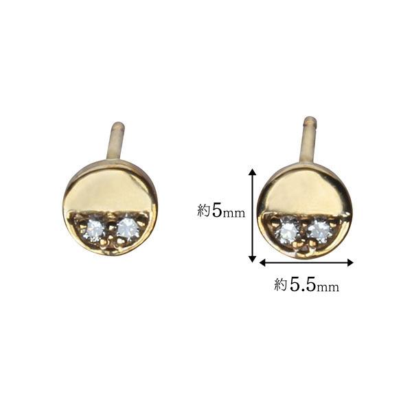 ダイヤモンド ピアス ダイヤピアス スタッドピアス 18金 k18 18k