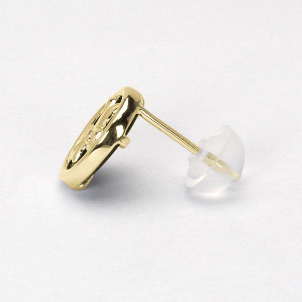 ピアス オニキス オニキスピアス 片耳用 スタッドピアス k10 イエローゴールド レディース 送料無料 ジュエリー 人気 プレゼント ギフト ご褒美 自分買いの画像