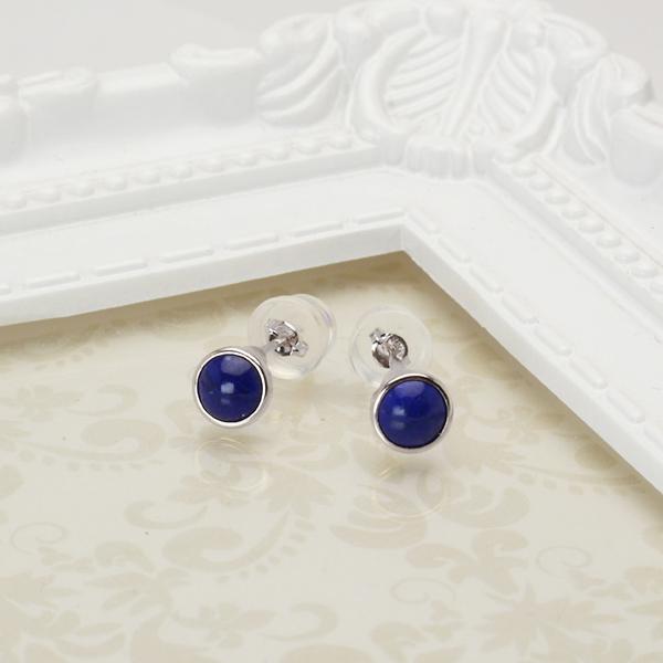 ラピスラズリ ピアス スタッドピアス プラチナ pt900 12月誕生石