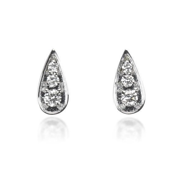 ピアス ダイヤモンドピアス ダイヤモンド ダイヤ スタッドピアス k18 18k 18金 ホワイトゴールド レディース 送料無料 プレゼント ギフト ご褒美 自分買い puの画像