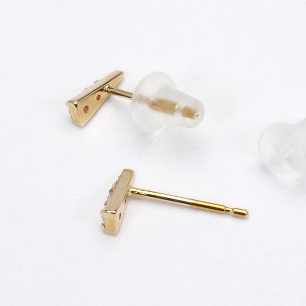 ピアス ダイヤモンドピアス ダイヤモンド スタッドピアス k18 18k 18金 イエローゴールド レディース 送料無料 プレゼント ギフト ご褒美 自分買い puの画像