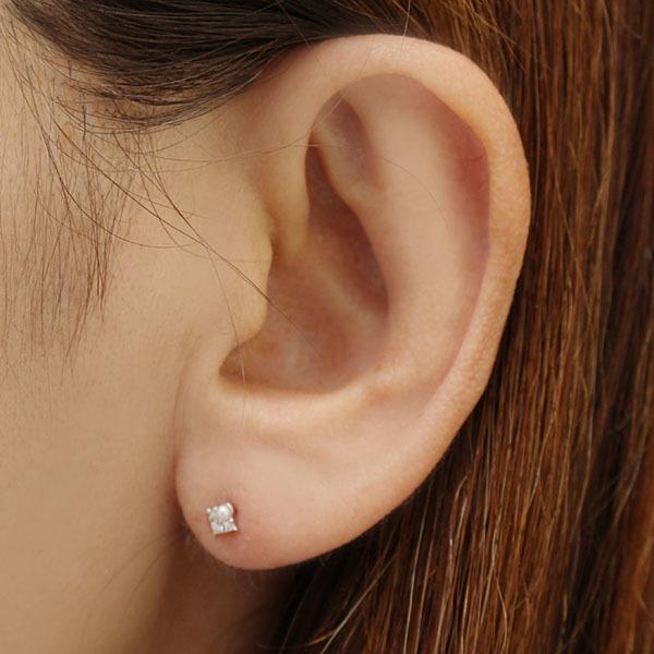 ピアス パールピアス パール 真珠 ダイヤモンド ダイヤピアス