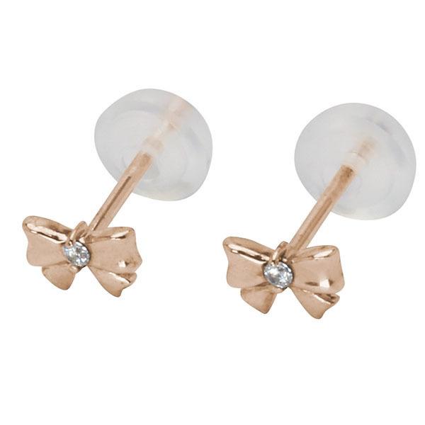 特価！大ぶりリボン　k18wg ダイヤモンドピアス 特価！大ぶりリボン k18wg ダイヤモンドピアス - メルカリ