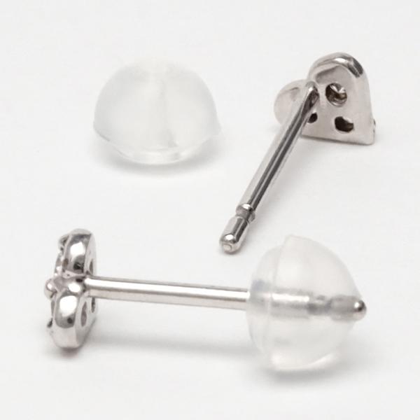 ハートピアス ダイヤモンド ピアス ハート ダイヤ 0.06ct スタッド