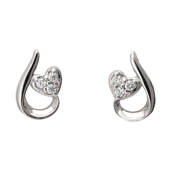 ダイヤピアス ダイヤモンド ピアス スタッドピアス ホワイトゴールド