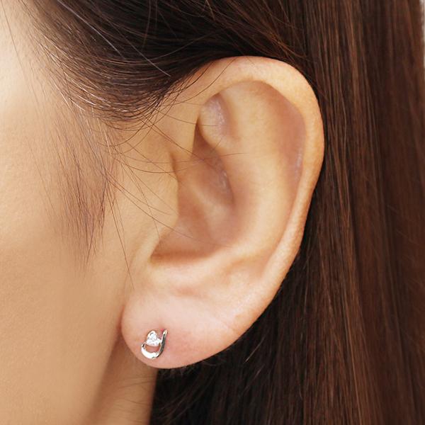 ダイヤピアス ダイヤモンド ピアス スタッドピアス ホワイトゴールド