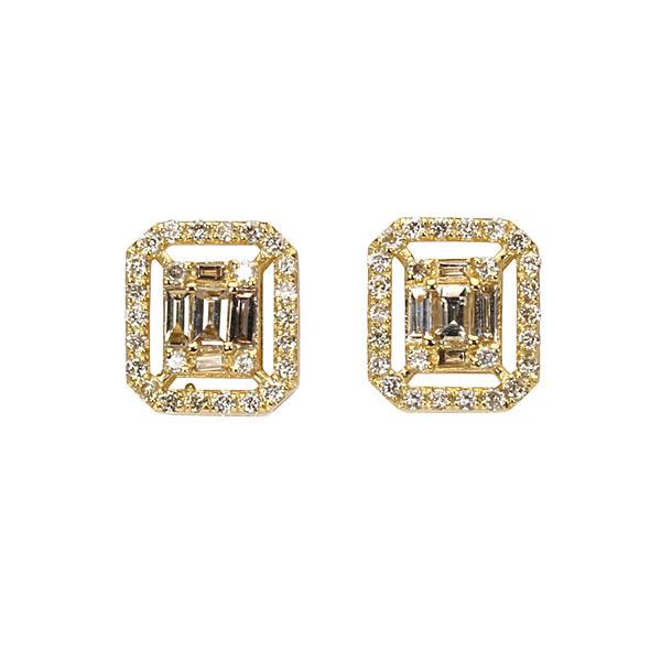 ピアス ダイヤモンド ダイヤ スタッドピアス 18金 k18 18k