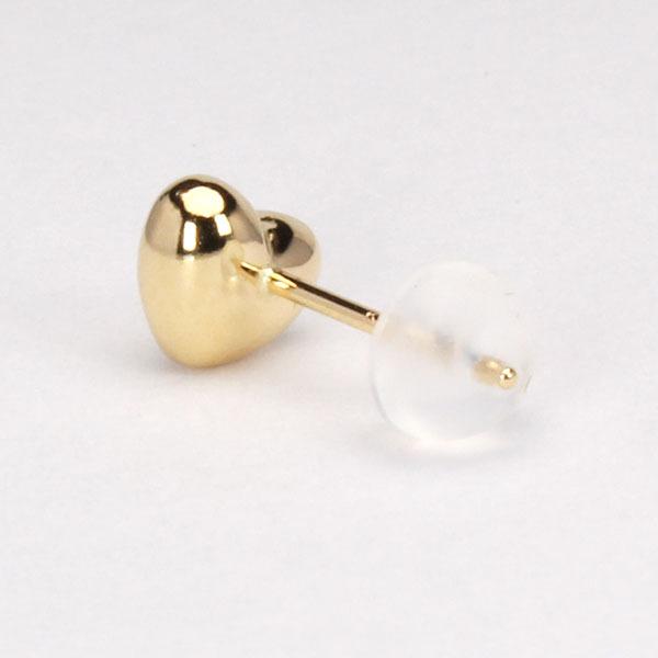 ピアス ハートピアス ゴールドピアス スタッドピアス 18金 k18 18k