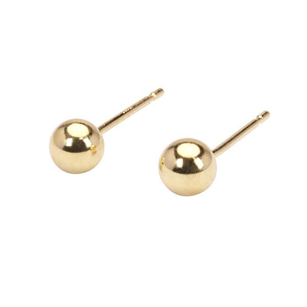 ピアス 丸玉 ボールピアス スタッドピアス 18金 k18 18k イエロー