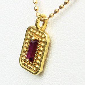 ネックレス 1月誕生石 ロードライトガーネット k18 ゴールド 送料無料 カジュアル ジュエリー プレゼント ギフト ご褒美 自分買い puの画像