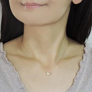 ダイヤモンド ダイヤモンドペンダントネックレス ダイヤ 0.09ct 18金 ゴールド k18 ダイヤネックレス チェーン付 送料無料 プレゼント ギフト 自分買い puの画像