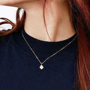 ペンダント ネックレス ダイヤモンド 0.10ct k18 ダイヤモンドネックレス ペンダント 4月誕生石 送料無料 プレゼント ギフト ご褒美 自分買い puの画像