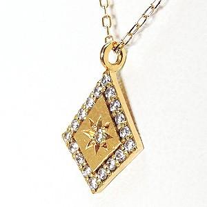 ペンダント ネックレス ダイヤモンド 0.10ct k18 ダイヤモンドネックレス ペンダント 4月誕生石 送料無料 プレゼント ギフト ご褒美 自分買い puの画像