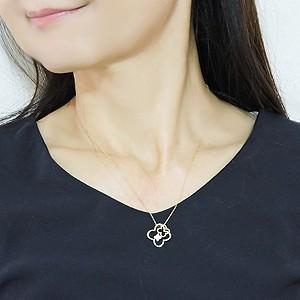 ネックレス ペンダント レディース ダイヤモンド ダイアモンド 花 イエローゴールド k18 チェーン ラッピング無料 送料無料 プレゼント ご褒美 自分買い puの画像