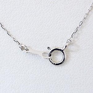 ペンダントネックレス ダイヤモンド ネックレス 0.04ct k18 ホワイト