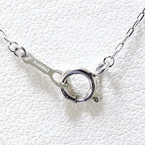 ペンダント ネックレス ダイヤモンド ペンダントネックレス 0.15ct k18 ホワイトゴールド チェーン付 4月誕生石 送料無料 プレゼント ギフト 自分買い puの画像
