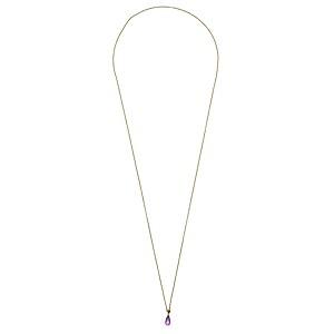 ネックレス アメジスト ペンダント ペンダント 紫水晶 2way 18金 k18 ゴールド 2月誕生石 誕生日 送料無料 プレゼント ギフト ご褒美 自分買い puの画像