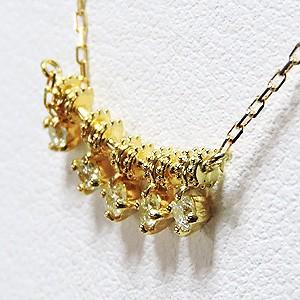 ペンダント ネックレス ダイヤモンド ペンダントネックレス 0.16ct k18 ゴールド チェーン付 4月誕生石 送料無料 プレゼント ギフト ご褒美 自分買い puの画像