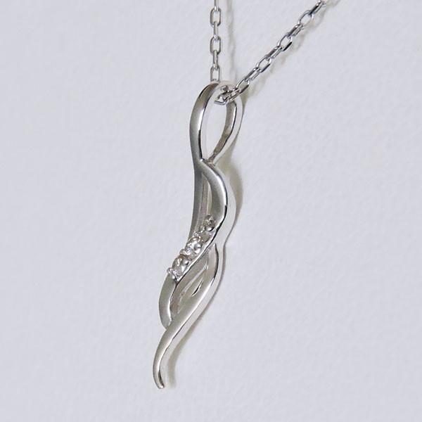 ダイヤモンド ペンダントネックレス 2019 k18 ホワイトゴールド 0.02ct