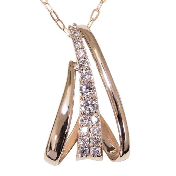 ダイヤモンド連材３連(約270ct) ペンダントネックレス トリニティ 縦3連デザイン パヴェ ダイヤモンド