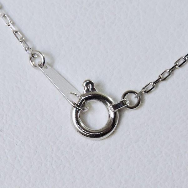 ダイヤモンド ペンダントネックレス 2019 k18 ホワイトゴールド 0.04ct サークル 円型 インフィニティ 可愛い ダイヤ 送料無料 プレゼント ギフト puの画像