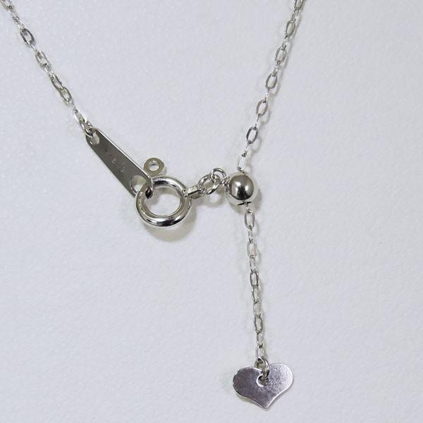 ペンダントネックレス 鍵モチーフ フラワーキーヘッド ダイヤモンド