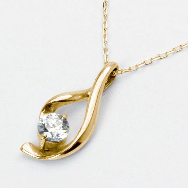 ダイヤモンド ネックレス ダイヤ ダイヤネックレス 一粒 10金