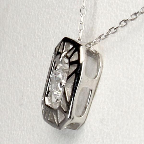 ダイヤモンド ネックレス ダイヤ ダイヤネックレス k18 18k 18金 ホワイトゴールド レディース 送料無料 4月誕生石 プレゼント 自分買い puの画像