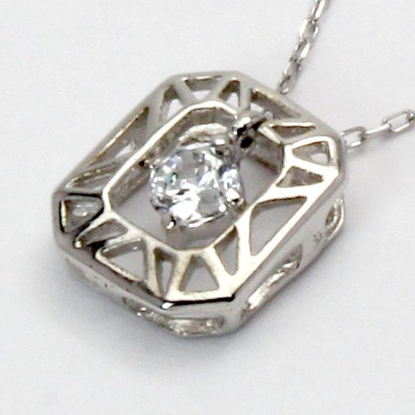 ダイヤモンド ネックレス ダイヤ ダイヤネックレス k18 18k 18金 ホワイトゴールド レディース 送料無料 4月誕生石 プレゼント 自分買い puの画像