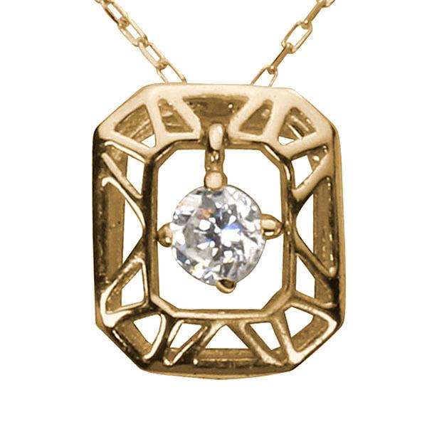 ダイヤモンド ネックレス ダイヤ ダイヤネックレス k18 18k 18金 イエローゴールド レディース 送料無料 4月誕生石 プレゼント 自分買い puの画像