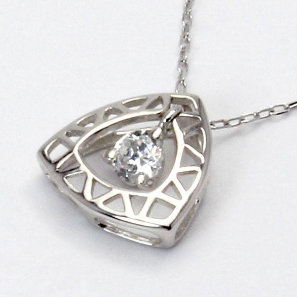 ダイヤモンド ネックレス ダイヤ ダイヤネックレス k18 18k 18金 ホワイトゴールド レディース 送料無料 4月誕生石 プレゼント 自分買い puの画像