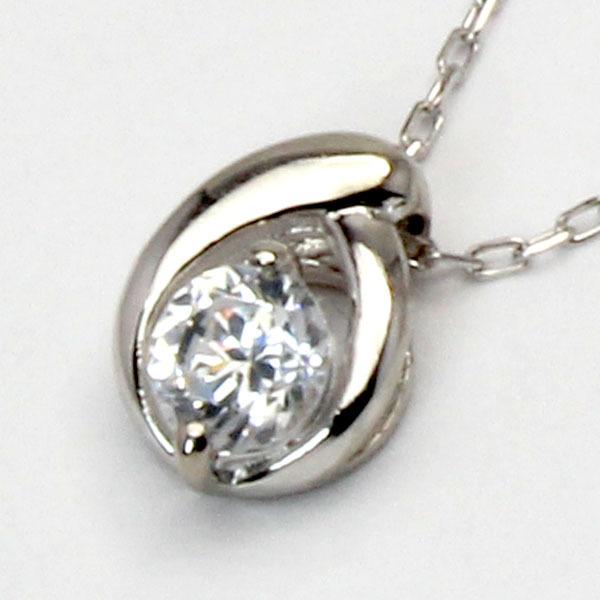 ダイヤモンド ネックレス ダイヤ ダイヤネックレス 一粒 18金 k18 18k