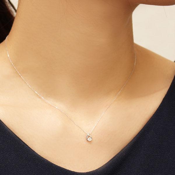ダイヤモンド ネックレス ダイヤ ダイヤネックレス 一粒 18金 k18 18k