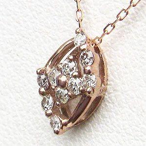 ダイヤモンド ペンダント ネックレス ピンクゴールド k18 ダイヤモンド 0.10ct ネックレス 送料無料 ジュエリー プレゼント ギフト ご褒美 自分買い puの画像
