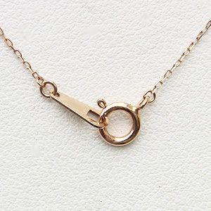 ダイヤモンド ペンダント ネックレス 薔薇モチーフ ピンクゴールド k18 ダイヤモンド 0.04ct フラワー 花 ケース 送料無料 プレゼント ギフト 自分買い puの画像