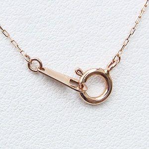 ハートモチーフ ダイヤモンド ペンダント ネックレス ピンクゴールド k18 ダイヤ 0.10ct 送料無料 ジュエリー プレゼント ギフト ご褒美 自分買い puの画像