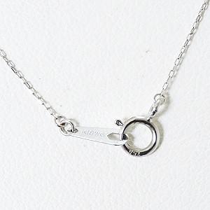 イニシャルS ペンダントネックレス ダイヤモンド 0.01ct k18
