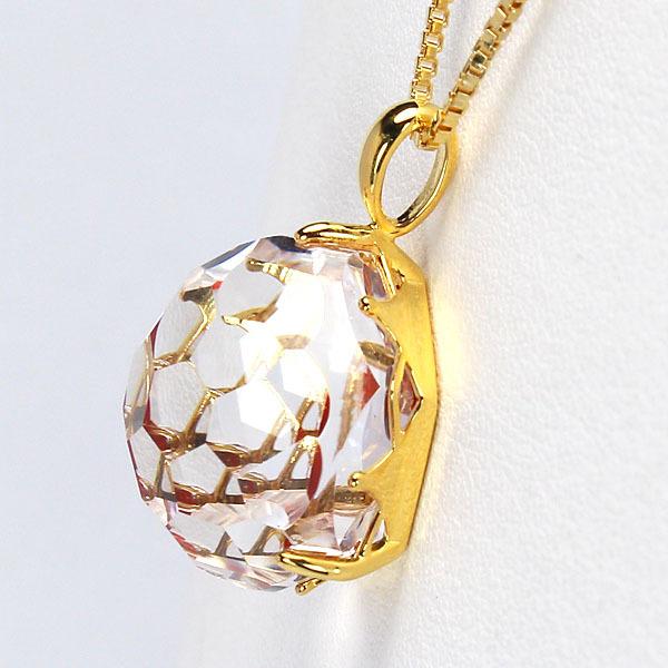 水晶 ネックレス クォーツ 925 銀 シルバー シルバー925 レディース 漆  