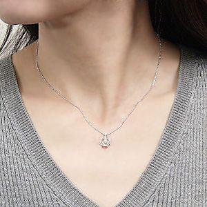 ダイヤモンドネックレス 王冠 ダイヤモンド 0.02ct k18 ホワイトゴールド ペンダント 送料無料 ジュエリー 人気 プレゼント ギフト ご褒美 自分買い puの画像