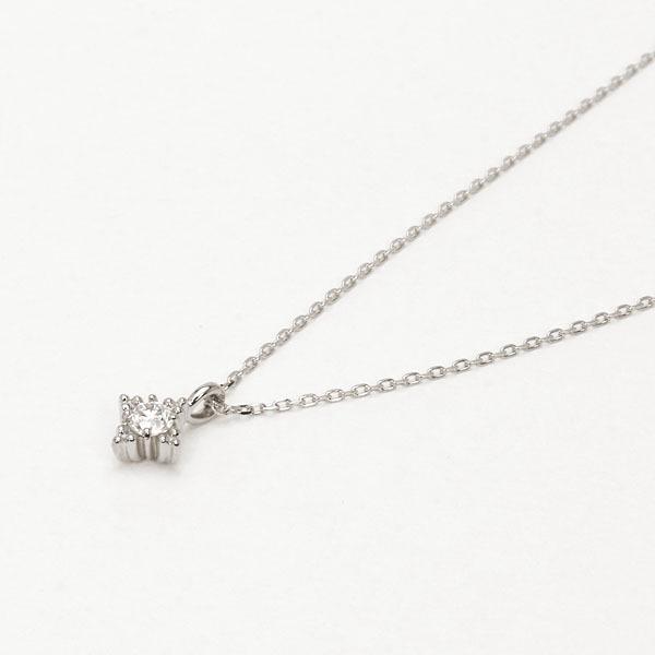 ネックレス ダイヤモンド プラチナ pt900 プチネックレス ダイヤ ペンダント レディース 送料無料 ラッピング無料 プレゼント ギフト ご褒美 自分買い puの画像