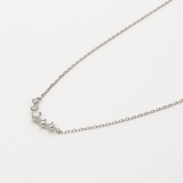 ネックレス ダイヤモンド プラチナ pt900 プチネックレス ダイヤ ペンダント レディース 送料無料 ラッピング無料 プレゼント ギフト ご褒美 自分買い puの画像