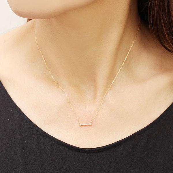 ネックレス ダイヤモンド ダイヤネックレス ダイヤモンドネックレス k18 18k 18金 ホワイトゴールド レディース 送料無料 プレゼント ギフト 自分買い puの画像