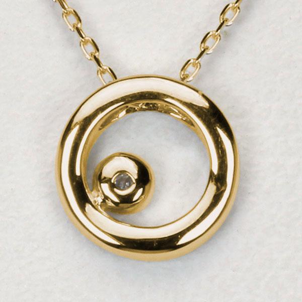 ダイヤモンド ネックレス ダイヤネックレス ダイヤ ペンダントトップ k18 18k 18金 イエローゴールド 送料無料 レディース プレゼント 自分買い puの画像
