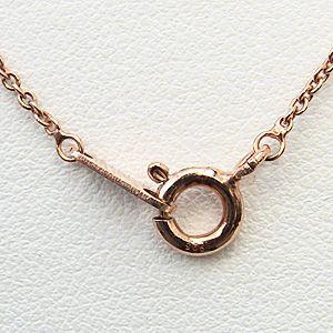 ハートネックレス ダイヤモンド ネックレス 0.10ct k18 ピンクゴールド 送料無料 ジュエリー プレゼント ギフト ご褒美 自分買い puの画像