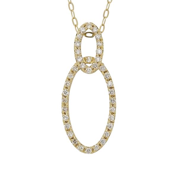 ネックレス ダイヤモンド k18 18k 18金 イエローゴールド ダイヤネックレス ダイヤ 0.20ct レディース 送料無料 カジュアル プレゼント 自分買い pu_1