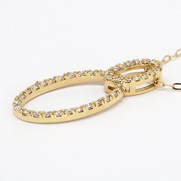 ネックレス ダイヤモンド k18 18k 18金 イエローゴールド ダイヤネックレス ダイヤ 0.20ct レディース 送料無料 カジュアル プレゼント 自分買い pu_3