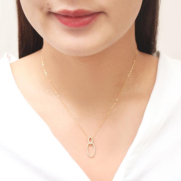 ネックレス ダイヤモンド k18 18k 18金 イエローゴールド ダイヤネックレス ダイヤ 0.20ct レディース 送料無料 カジュアル プレゼント 自分買い pu_6