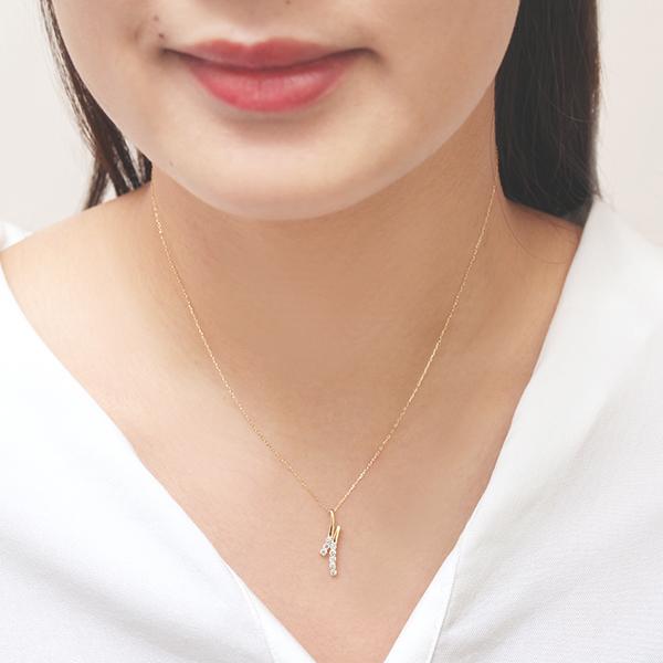 ネックレス k18 18k 18金 イエローゴールド ダイヤモンド ネックレス ダイヤネックレス ダイヤ 0.20ct レディース 送料無料 カジュアル プレゼント puの画像